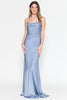 Simple & Classy Bridesmaids Dress - Dusty Blue / 2