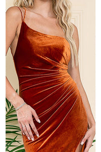 Prom Velvet Long Dress - LAA6118 - Dress