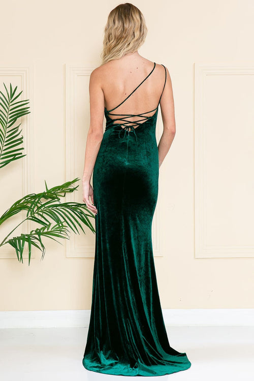Prom Velvet Long Dress - LAA6118 - Dress