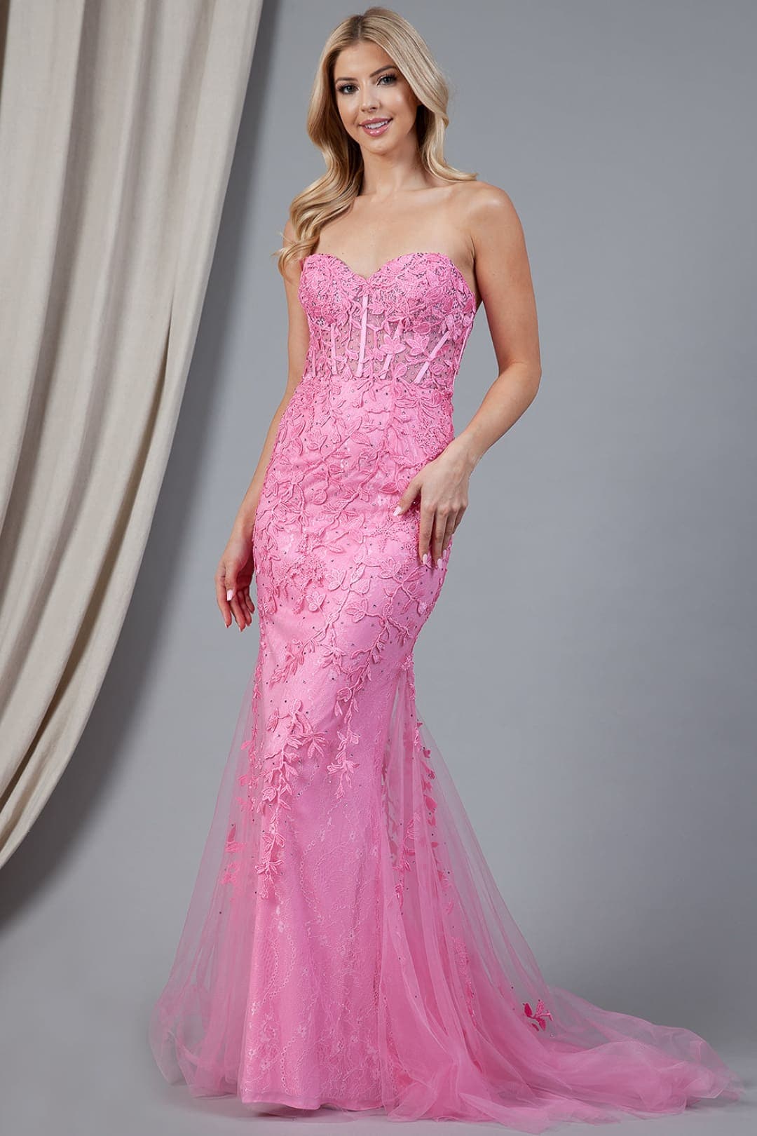 Sheath/Column Sweetheart High Slit Mermaid Long Strapless Evening Prom  Dresses, Cheap Custom Prom Dresses, MR7620