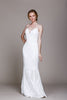 Long Sequin gown - LAA791 - White / 2 - Dress