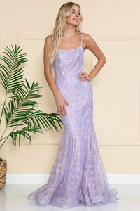 Mermaid Prom Dress - LAA6116 - LILAC / 2