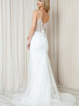 Amelia Couture BZ015 Gorgeous V-Neck Prom Evening Gown
