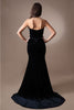 Amelia Couture BZ9029V Strapless Velvet Long Prom Dress - Dress