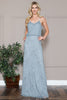 Evening Dresses For Women - DUSTY BLUE / 2