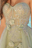 Amelia Couture TM1002 Corset Bone Pageant Formal Gown - Dress