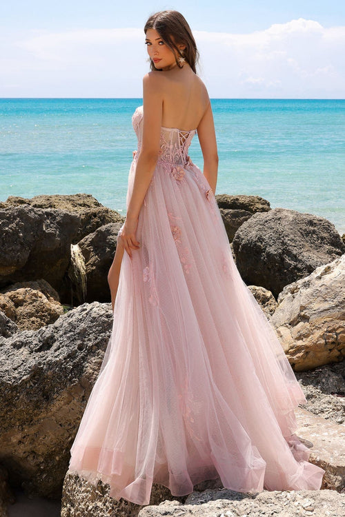 Amelia Couture TM1002 Corset Bone Pageant Formal Gown - Dress