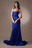 Amelia Couture TM1014 Sexy Backless Adjustable Straps Long Prom Dress - ROYAL BLUE / Dress