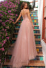 Amelia Couture TM1016 Detachable Overlay skirt Long Pageant Dress - Dress