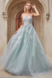 Andrea & Leo Ball Gown A-Line Evening Prom Dress A0892 - Dresses