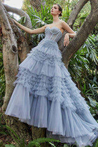 Andrea & Leo Ball Gown A-Line Evening Prom Dress A1017 - Dresses