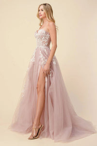 Andrea & Leo Ball Gown A-Line Evening Prom Dress A1029 - Dresses