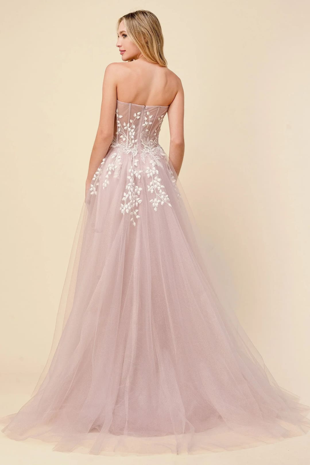 Andrea & Leo Ball Gown A-Line Evening Prom Dress A1029 - Dresses