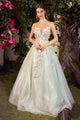 Andrea & Leo Ball Gown A-Line Evening Prom Dress A1040 - Sage / 2 - Dresses