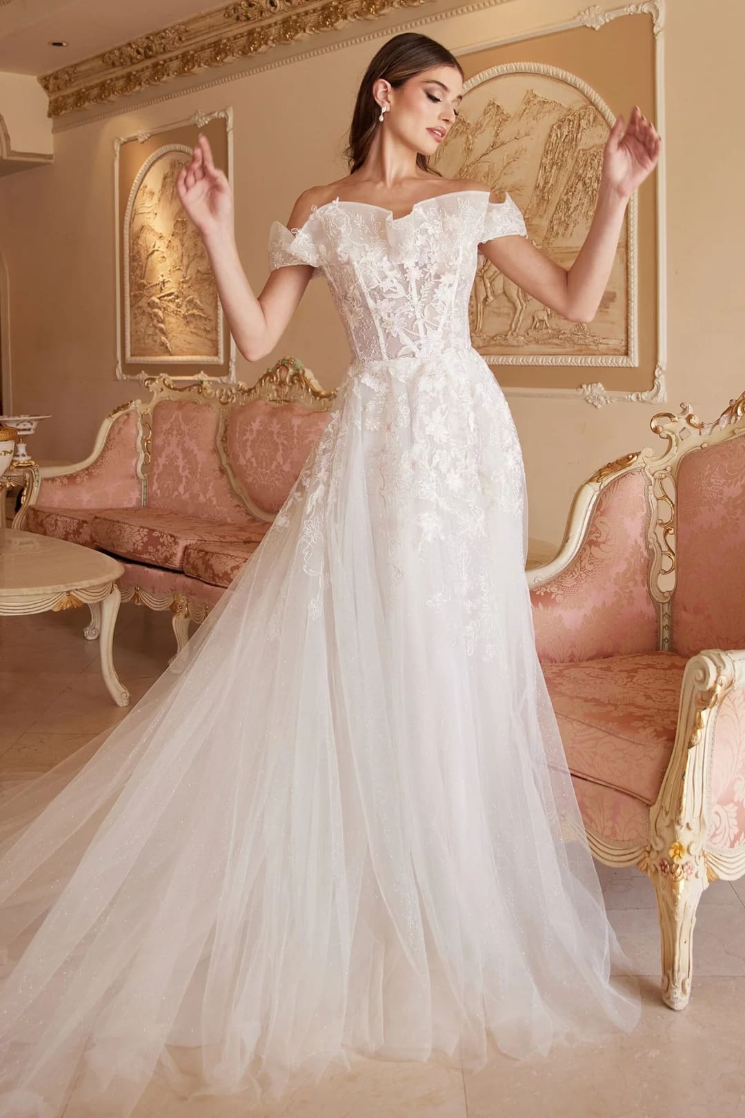 Andrea & Leo Ball Gown A-Line Evening Prom Dress A1090 - Dresses