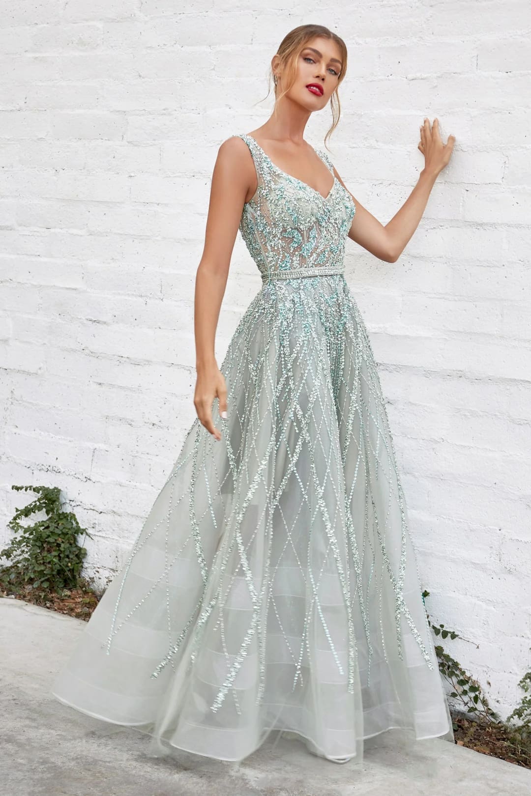 Andrea & Leo Ball Gown A-Line Evening Prom Dress A1091 - Dresses