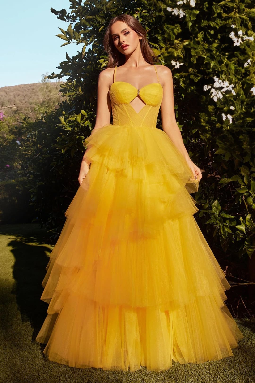 Andrea & Leo Ball Gown A-Line Evening Prom Dress A1238 - Dresses
