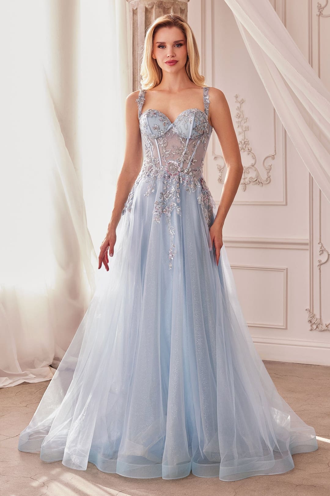 Andrea & Leo Ball Gown A-Line Evening Prom Dress A1258 - Dresses