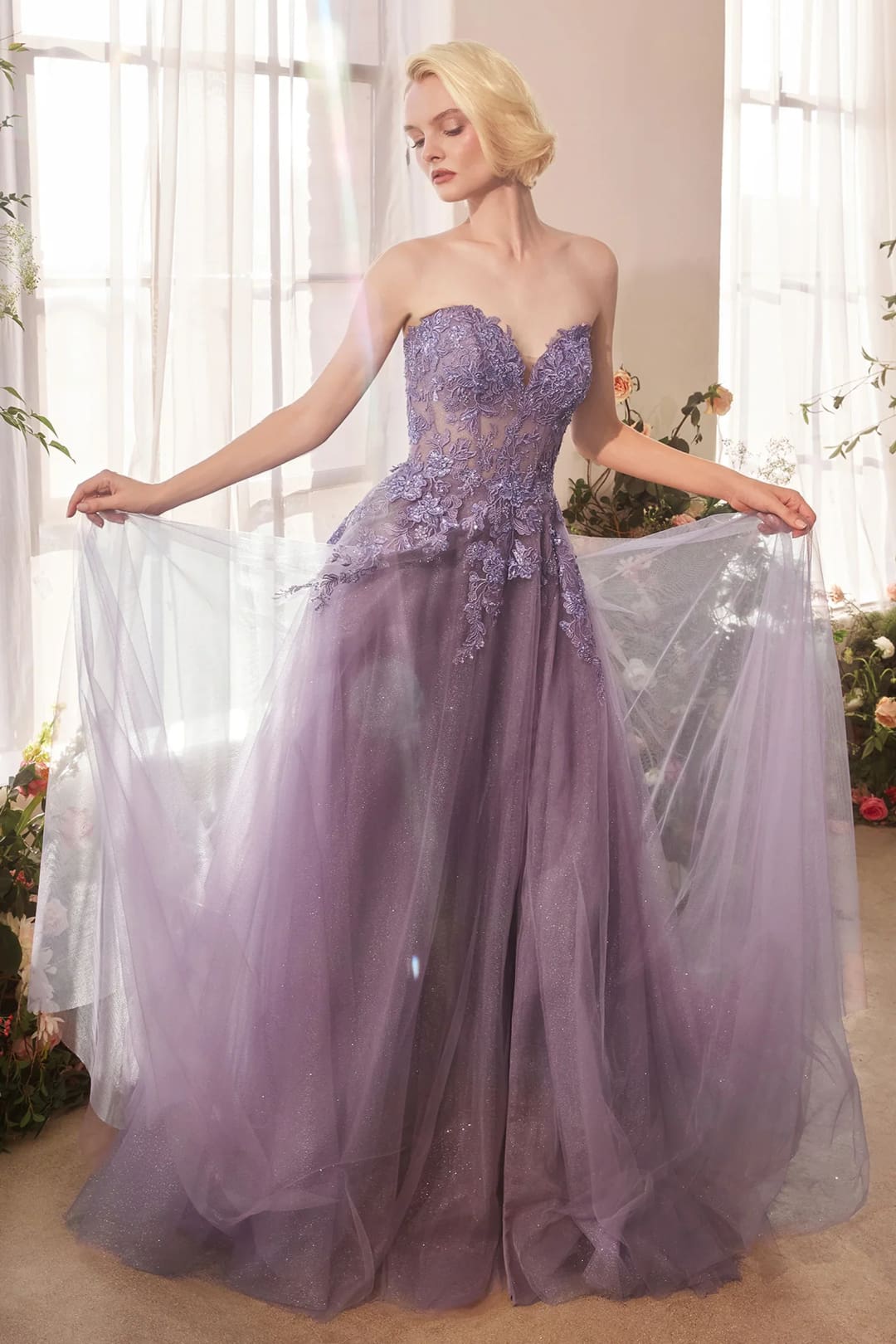 Andrea & Leo Ball Gown A-Line Evening Prom Dress A1398 - Dresses