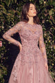 Andrea & Leo Ball Gown A-Line Evening Prom Dress MA108 - Dusty Rose / 6 - Dresses