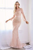 Andrea & Leo Mother of the Bride Dress Long Evening Formal Gown A0997 - Blush / 4 - Dresses