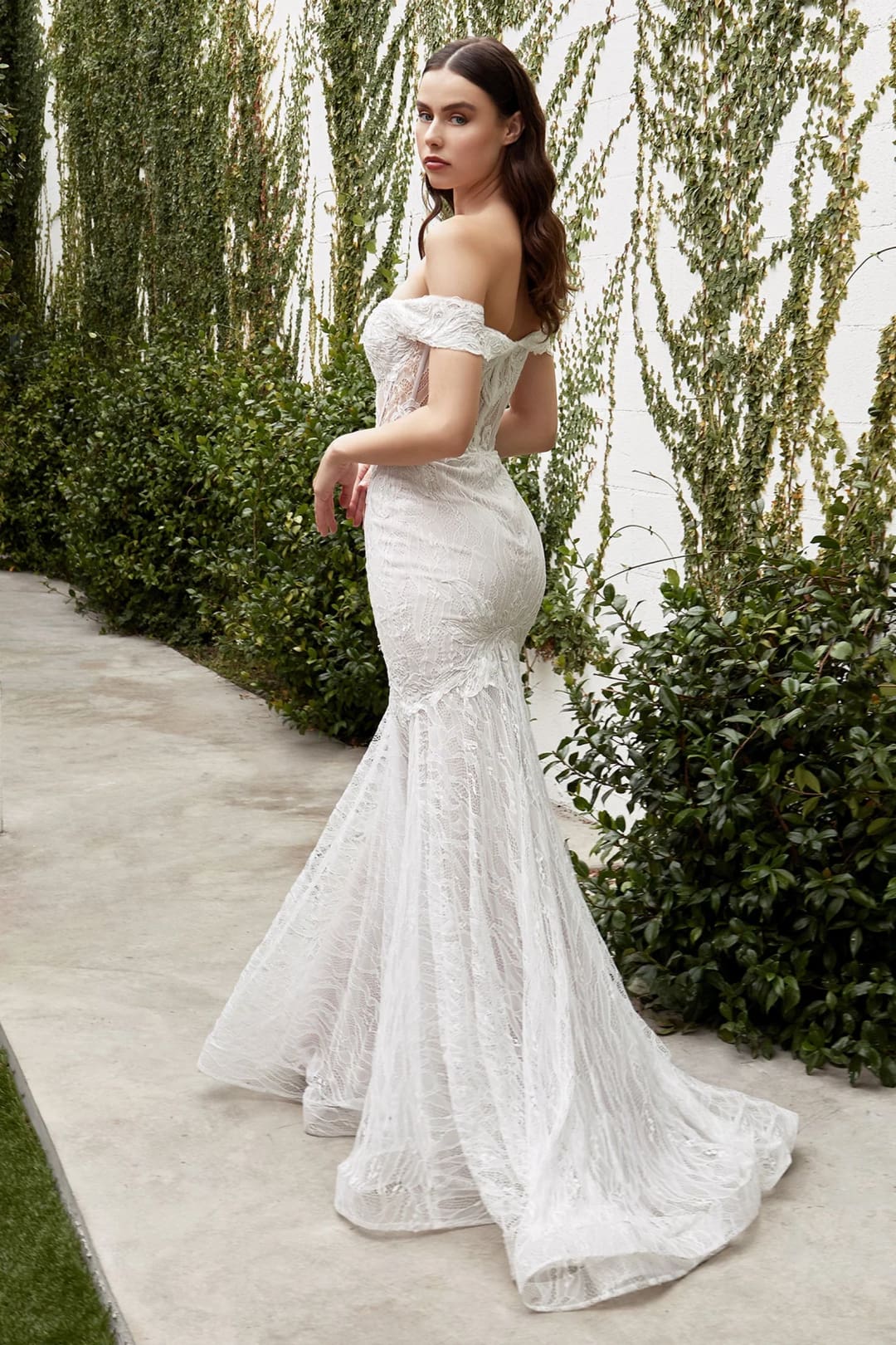 Andrea & Leo Off White/Nude Wedding Dress Long Bridal Gown A0666W - Dresses