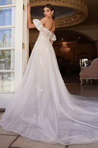 Andrea & Leo Off White/Nude Wedding Dress Long Bridal Gown A1014 - Dresses