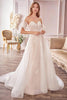 Andrea & Leo Off White/Nude Wedding Dress Long Bridal Gown A1014 - Dresses