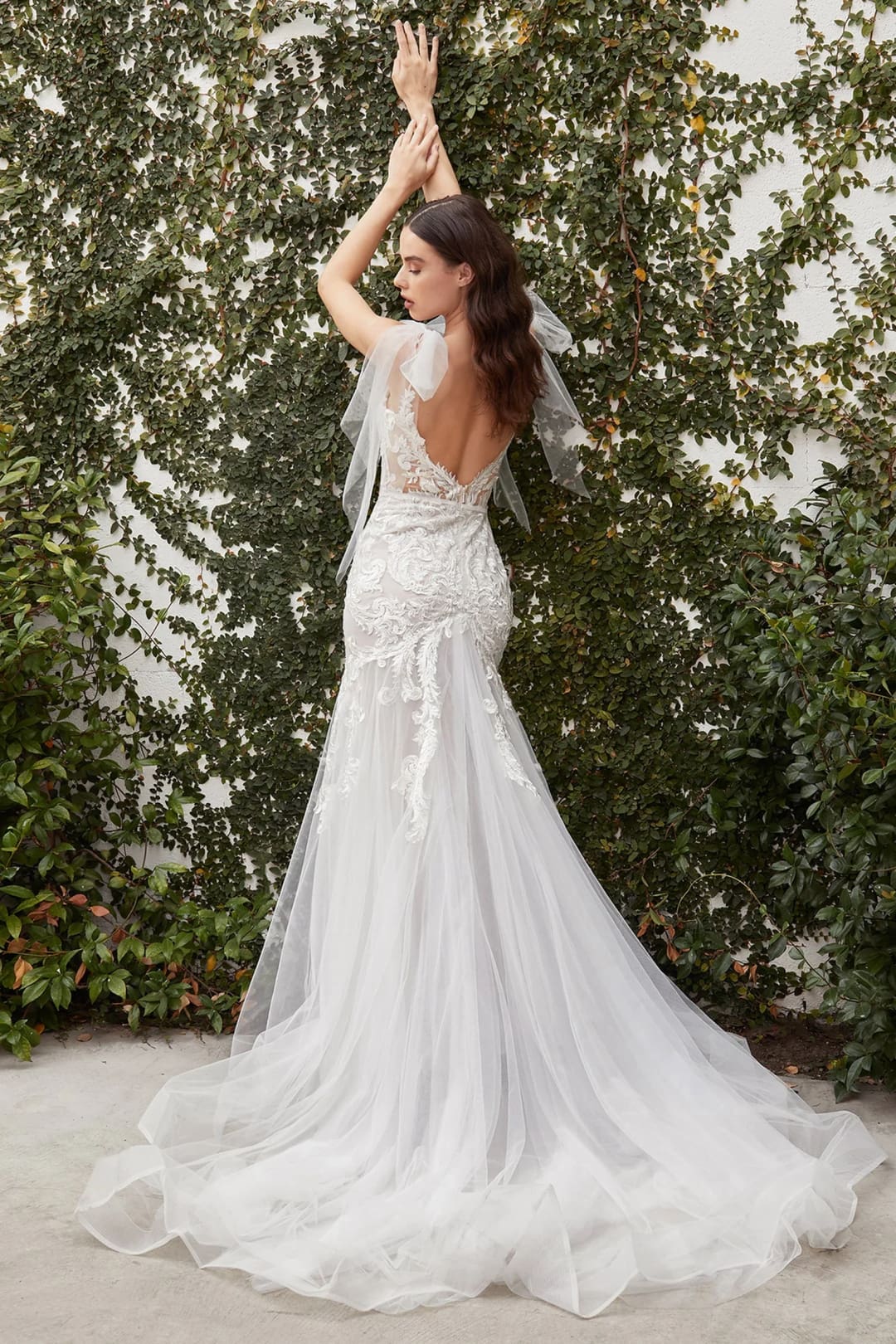 Andrea & Leo Off White/Nude Wedding Dress Long Bridal Gown A1086W - Dresses