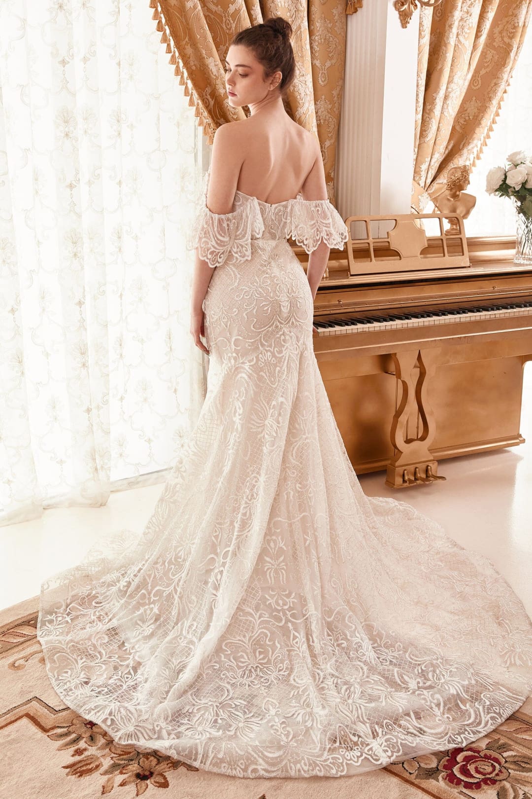 Andrea & Leo Off White/Nude Wedding Dress Long Bridal Gown A1104W - Dresses