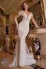 Andrea & Leo Off White Wedding Dress Long Bridal Gown A1022 - Off White / 4 - Dresses