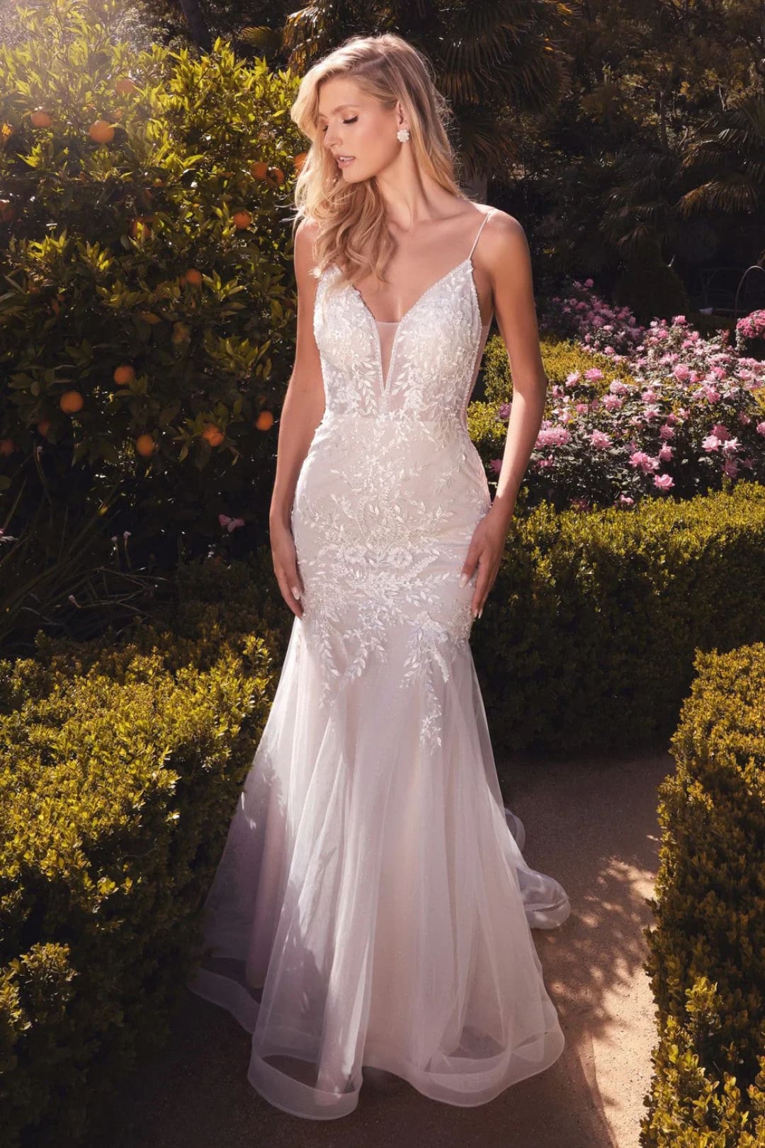 Andrea & Leo Off White Wedding Dress Long Bridal Gown A1039W - Off White / 4 - Dresses