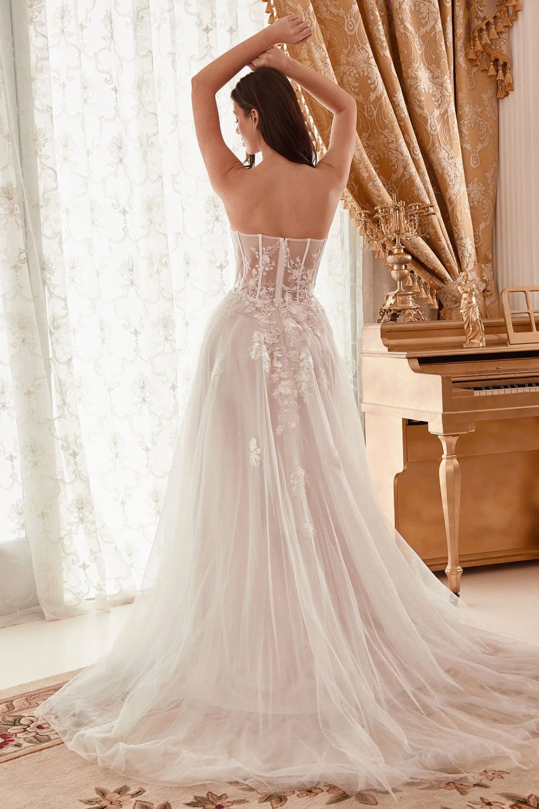 Andrea & Leo Off White Wedding Dress Long Bridal Gown A1089W - Dresses