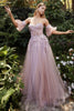 Andrea & Leo Prom Dress Long Formal Evening Gown A1108 - Tea Rose / 2 - Dresses