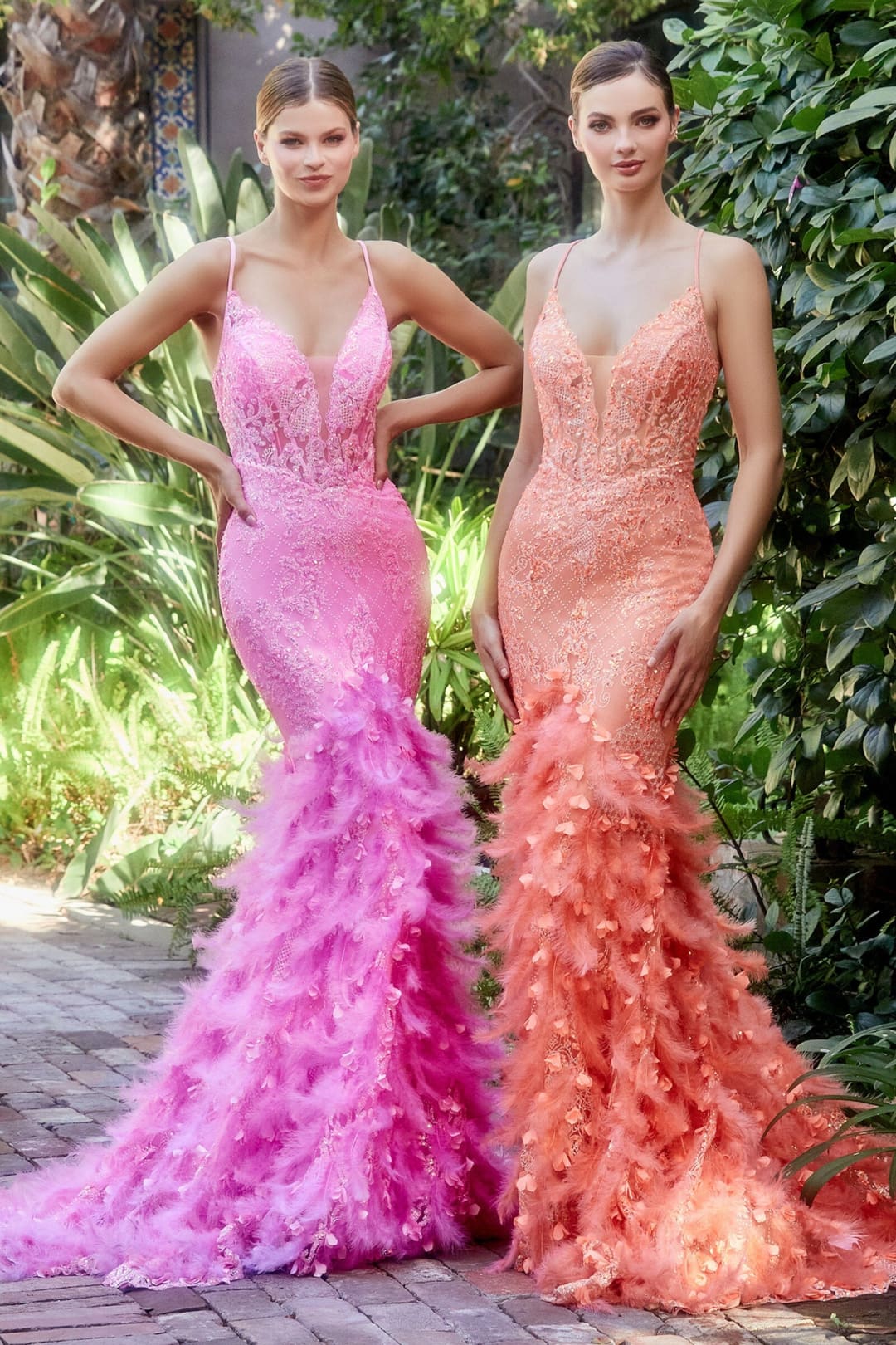 Andrea & Leo Prom Dress Long Formal Evening Gown A1116 - Hot Pink / 2 - Dresses