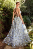 Andrea & Leo Prom Dress Long Formal Evening Gown A1138 - Blue / 2 - Dresses