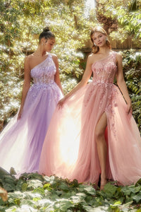 Andrea & Leo Prom Dress Long Formal Evening Gown A1140 - Lavender / 2 - Dresses