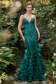 Andrea & Leo Prom Dress Long Formal Evening Gown A1171 - Emerald / 2 - Dresses