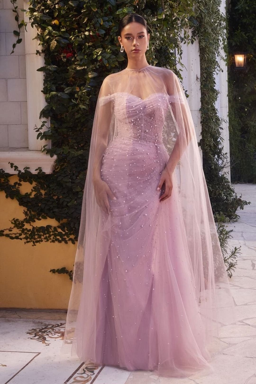 Andrea & Leo Prom Dress Long Formal Evening Gown A1219 - Dusty Lavender / 4 - Dresses