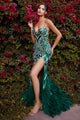 Andrea & Leo Prom Dress Long Formal Evening Gown A1229 - Emerald / 2 - Dresses