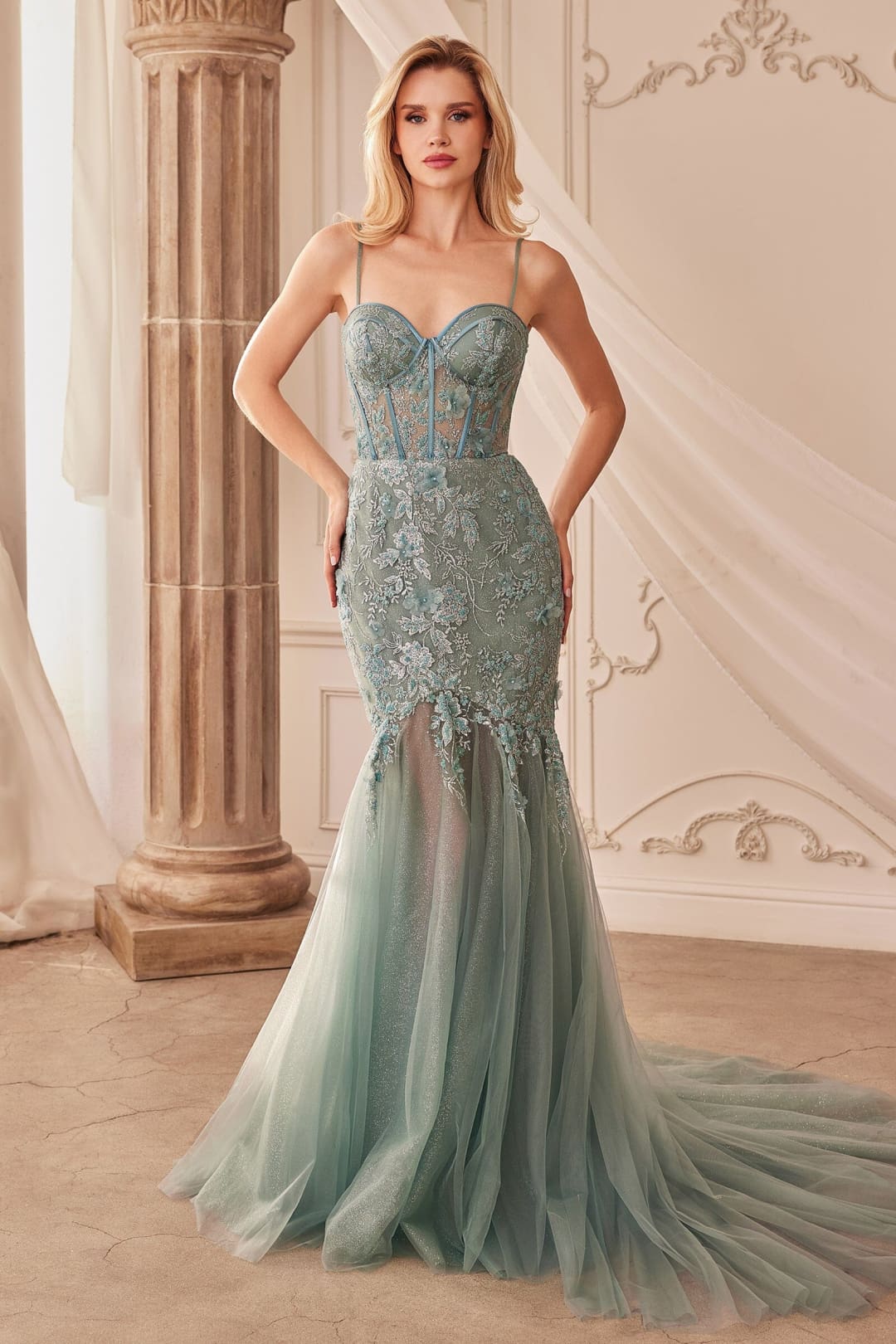 Andrea & Leo Prom Dress Long Formal Evening Gown A1232 - Dresses