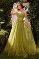 Andrea & Leo Prom Dress Long Formal Evening Gown A1237 - Leaf Green / 2 - Dresses