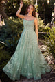 Andrea & Leo Prom Dress Long Formal Evening Gown A1248 - Sage / 2 - Dresses