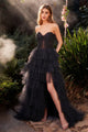 Andrea & Leo Prom Dress Long Formal Evening Gown A1331 - Black / 2 - Dresses