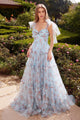 Andrea & Leo Prom Dress Long Formal Evening Gown A1332 - Blue / 2 - Dresses