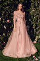 Andrea & Leo Prom Dress Long Formal Evening Gown A1352 - Dusty Rose / 6 - Dresses