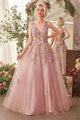 Andrea & Leo Prom Dress Long Formal Evening Gown A1394 - Mauve / 2 - Dresses