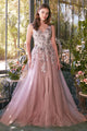 Andrea & Leo Prom Dress Long Formal Evening Gown A1401 - Dusty Mauve / 6 - Dresses