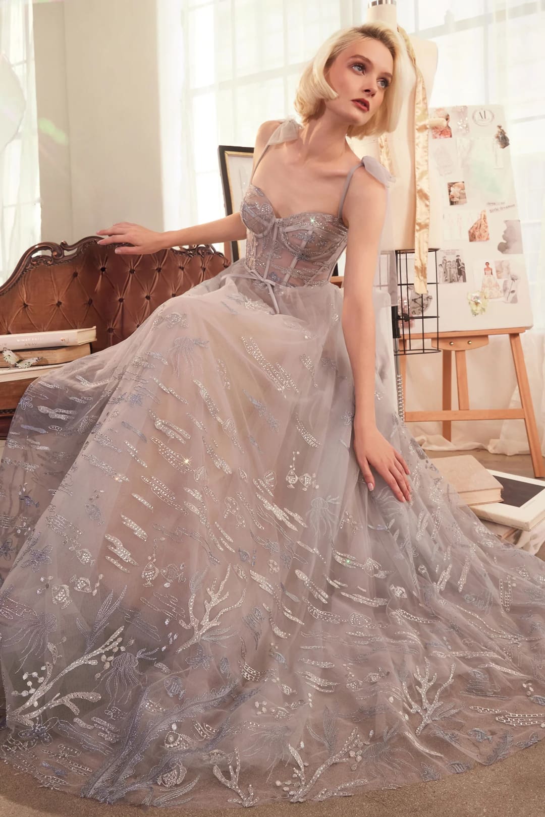 Andrea & Leo Prom Dress Long Formal Evening Gown A1458 - Dresses