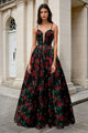 Andrea & Leo Prom Dress Long Formal Evening Gown A1465 - Black / Dresses